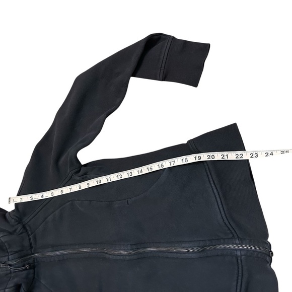 Lululemon Scuba Hoodie *Light Cotton Fleece Black- Size 6 - Picture 8 of 13
